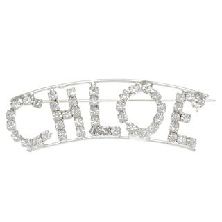 Detti Originals Silver CHLOE Crystal Name Pin   Shopping