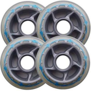 BARBED WIRE 80mm 81a OUTDOOR Inline Skate Wheels 4 Pack