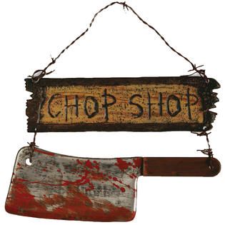 Chop Shop Sign Halloween D cor   Seasonal   Halloween   Halloween