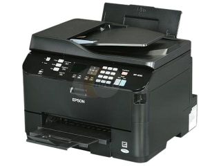 Refurbished: EPSON WorkForce Pro WP 4530 16 ISO ppm Black Print Speed 4800 x 1200 dpi Color Print Quality Wireless MicroPiezo inkjet MFC / All In One Color Printer