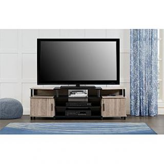 Dorel Home Furnishings Dexter Sonoma Oak and Black 63 TV Stand   Home