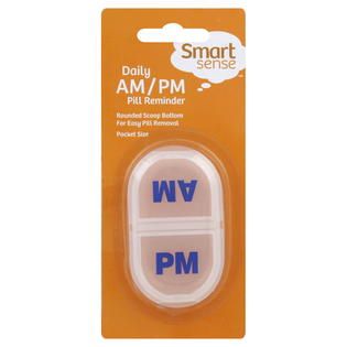 Smart Sense Pill Reminder, Daily, AM/PM, Pocket Size, 1 pill reminder