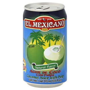 EL MEXICANO Juice, Coconut, With Pulp, 10.5 fl oz (310 ml)   Food