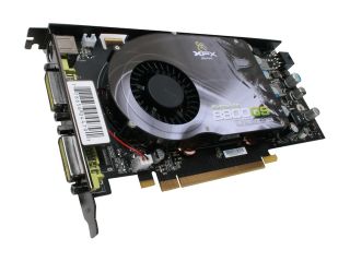 XFX GeForce 8800 GS DirectX 10 PVT88SFDF4 384MB 192 Bit GDDR3 PCI Express 2.0 x16 HDCP Ready SLI Support Video Card