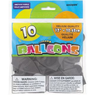 12&#8221; Purple Balloons, 10ct