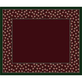 Milliken Rhapsody Rectangular Red Floral Tufted Area Rug (Common: 10 ft x 13 ft; Actual: 10.75 ft x 13.16 ft)