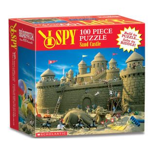 Briarpatch I Spy   Sand Castle Jigsaw Puzzle: 100 Pcs   Toys & Games