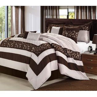 Chic Home Tiger 12 pc Bed in a Bag Embroidered Comforter Set   Home
