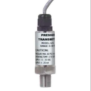 DWYER INSTRUMENTS 626 10 GH P1 E1 S1 Pressure Transmitter, 0 100psi, 36In Lead