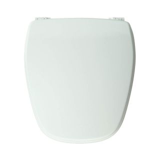 Church Norwall White Wood Round Toilet Seat