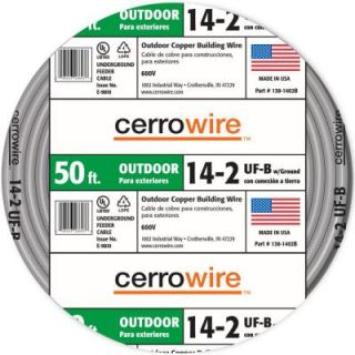 Cerrowire 50 ft. 14/2 UF B Cable 138 1402BR