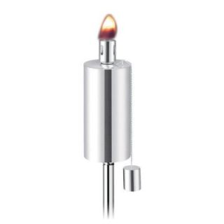 Anywhere Fireplace Cylinder Shaped Stainless Steel Garden Torch (2 Pack) 90292