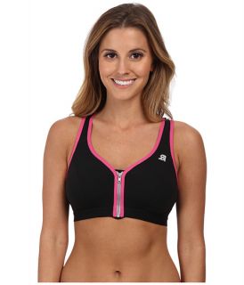 Shock Absorber Active Zipped Plunge Sports Bra S00BW Black/Pink