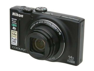 Nikon COOLPIX P520 Black 18.1 MP 42X Optical Zoom Wide Angle Digital Camera HDTV Output