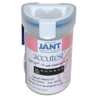 ACCUTEST DS08AC625 Drug Test Cup, Adltrtn, PK25