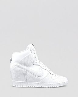 white nike wedge sneakers