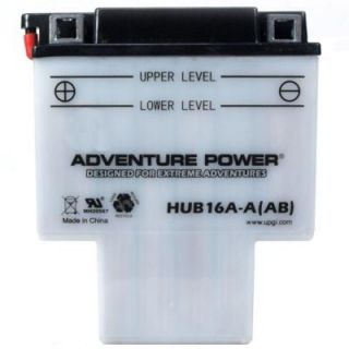 UPG Conventional Wet Pack 12 Volt 16 Ah Capacity G Terminal Battery HUB16A A(AB)