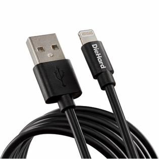 DieHard 9 Apple Lightning Charge and Sync Cable   Black   TVs