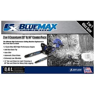 BLUE MAX  2 in 1   14/20 Combination Chainsaw in Protective Case