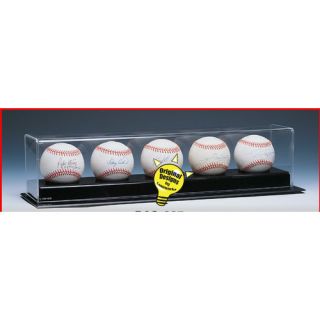 Five Baseball Display Case