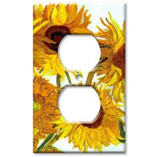 Art Plates Van Gogh Sunflowers   Outlet Cover O 336