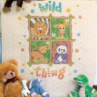 Dimensions  34X43  Wild Thing Quilt