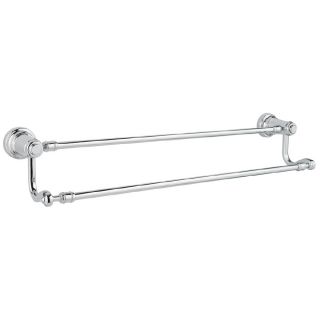 Pfister Ashfield Polished Chrome Double Towel Bar (Common: 24 in; Actual: 26.3125 in)