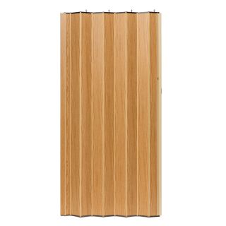 Spectrum Woodshire Oak Solid Core 1 Panel  Accordion Interior Door (Common: 36 in x 80 in; Actual: 36.25 in x 79.375 in)