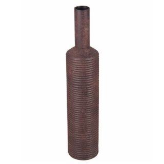 Privilege Medium Brown Metal Slender Vase