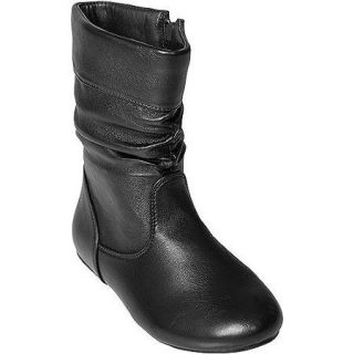 Brinley Co Kids Girl's Slouchy Accent Boots