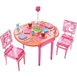Barbie  ® Basic Furniture Dinner to Dessert Dining Room