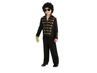 Michael Jackson Black Military Jacket Child Small