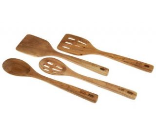 The Neelys Set of 4 Acacia Wood Tool Set —