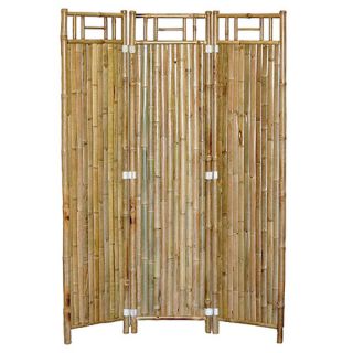 Bamboo54 63 x 48 Natural Bamboo 3 Panel Room Divider