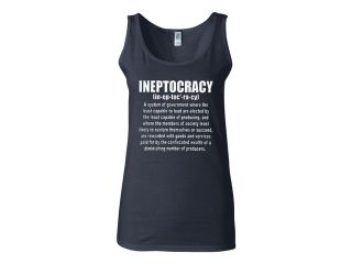 Junior Ineptocracy Government Political View Novelty Statement Sleeveless Tank Top