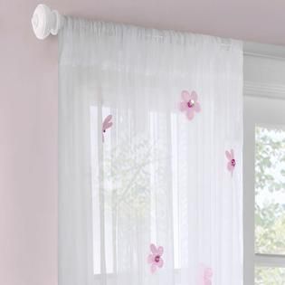 Madison Classics   Taylor Allover Flower Panel in Cream/Pink Color
