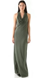 HELMUT Helmut Lang Kinetic Jersey Racer Back Maxi Dress