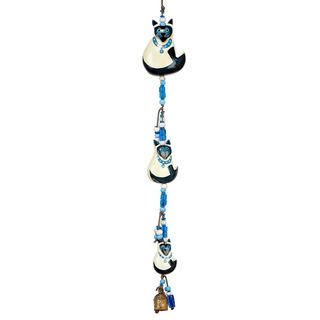 Blue Eyed Cats Wind Chime (India)