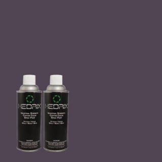 Hedrix 11 oz. Match of PMD 92 Darkest Navy Gloss Custom Spray Paint (2 Pack) G02 PMD 92