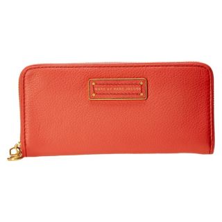 Marc By Marc Jacobs Too Hot To Handle Leather Zip around Rose Blush