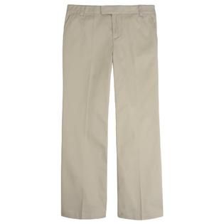 At School by French Toast   Young Women 10W 20W Unhemmed Pant (Khaki)