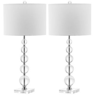 Safavieh Liam Stacked Ball 29 H Table Lamp with Drum Shade