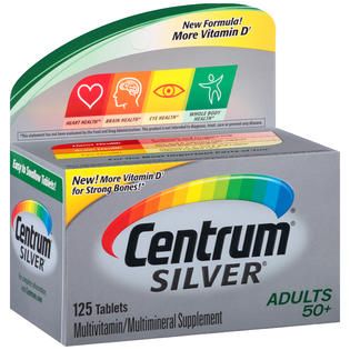 Centrum Silver Adults 50+ Multivitamin/Multimineral Supplement 125 CT