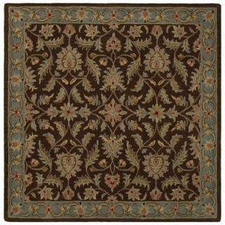 Kaleen Tara St. Vincent Chocolate 9 ft. 9 in. X 9 ft. 9 in. Square Area Rug 7808 40 9.9 SQ
