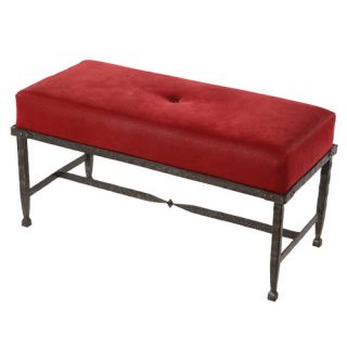 Stone County Ironworks Forest Hill Faux Leather Bench