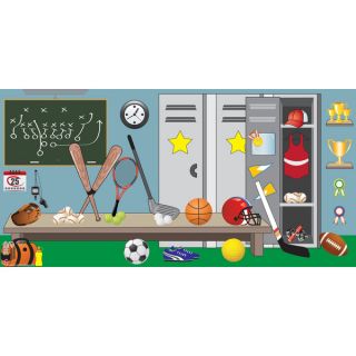 Sports Peel and Stick Baby Crib Mural
