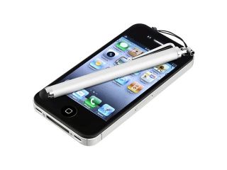 Insten Clear Pudding TPU Rubber Case Cover + LCD Cover + Stylus Pen compatible with Samsung  Galaxy Note II N7100