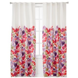 Boho Boutique™ Garden Lined Curtain Panel   Floral (42x84)