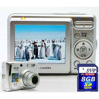 SVP DC 836 S 8MP 12x Zoom Digital Camera Kit  ™ Shopping