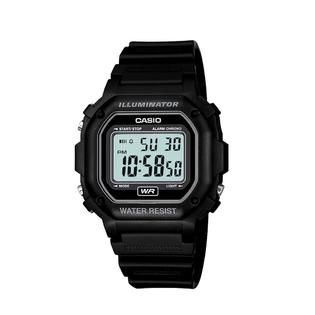 Casio Mens Calendar Day/Date Watch with Black Case, Digital Dial and
